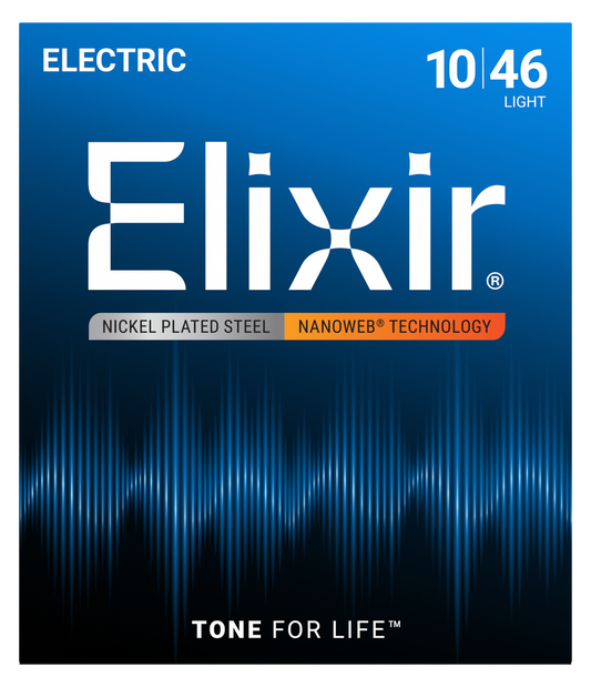 Elixir 12052 Nanoweb Electric  Light 10-46
