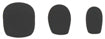 MIC WIND SHIELD 25MM FOAM BLACK