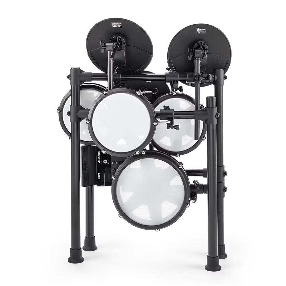 8 Piece Electronic Drum Kit w Mesh Heads and Blu