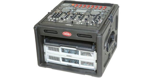 10X6 ROTO RACK CONSOLE 10U SLANTED TOP 6U FRONT