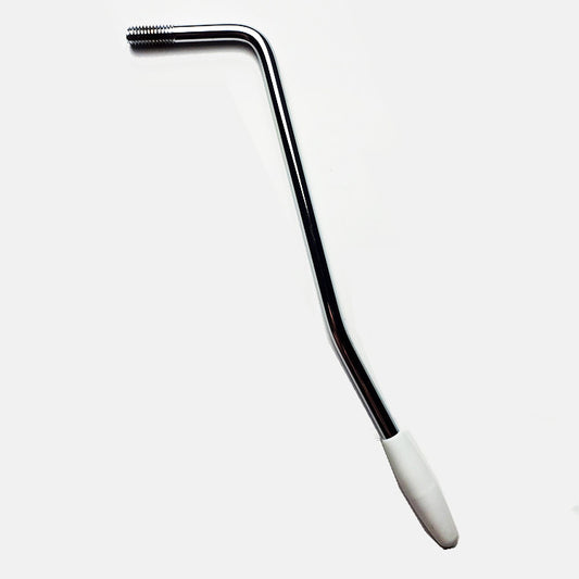 GT Tremolo Arm in Chrome Finish with White Plastic Cap (Pk-1) M6 Thread (6mm)