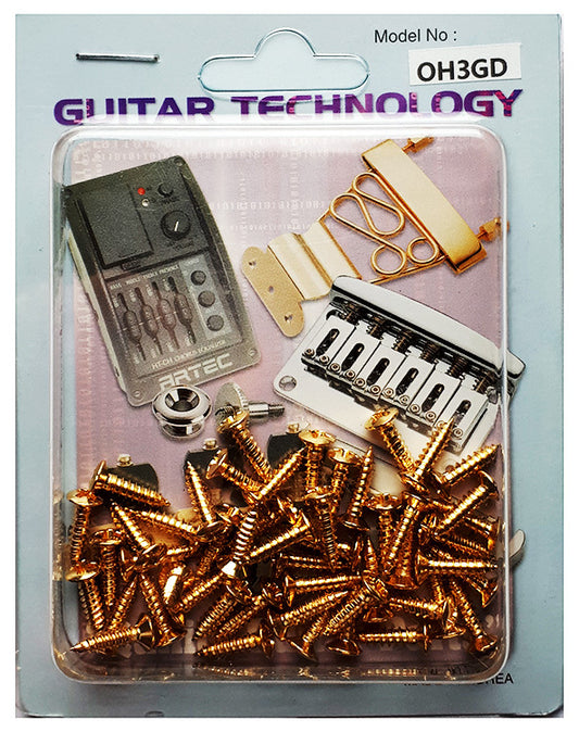 GT Wood Screws with Flat Head in Gold Finish - 3mm x 12mm (Pk-50)