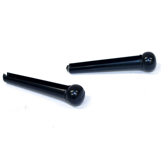 GT Acoustic Guitar ABS Bridge Pins in Black Finish (Pk-24)