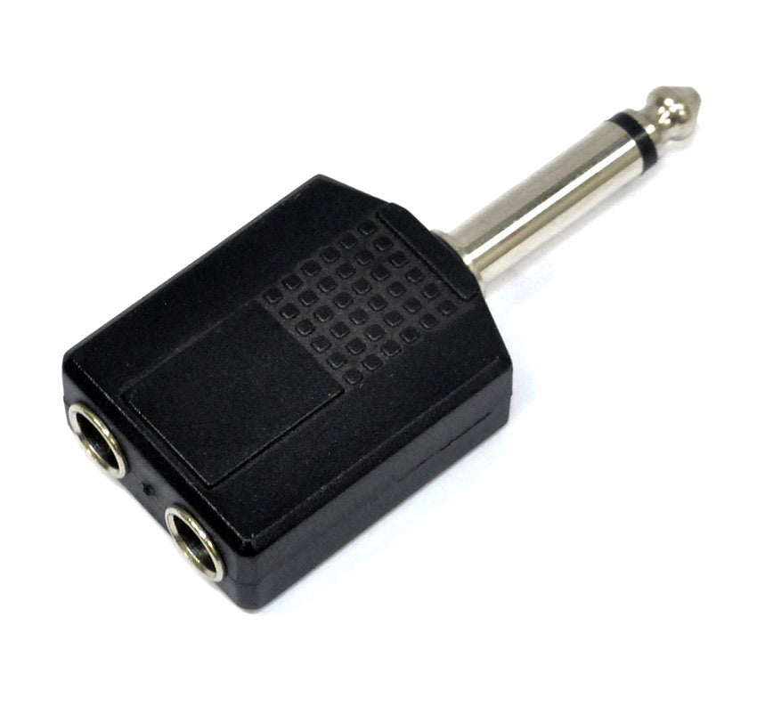 Leem Adaptor (2 x 1/4" Mono Jacks - 1/4" Mono Plug)