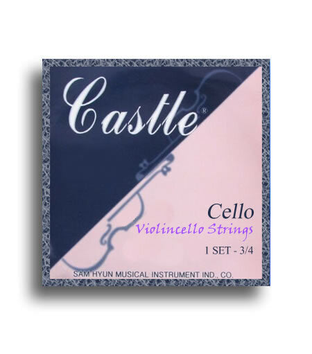 Castle Cello String Set in 3/4 Size