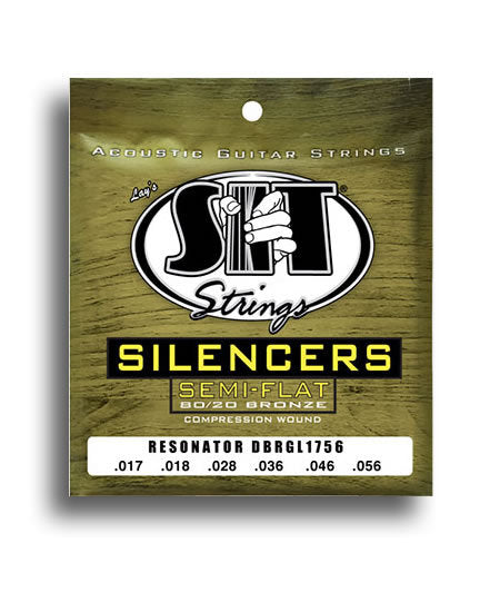 SIT Silencers 80/20 Golden Bronze Resonator String Set (17-56)