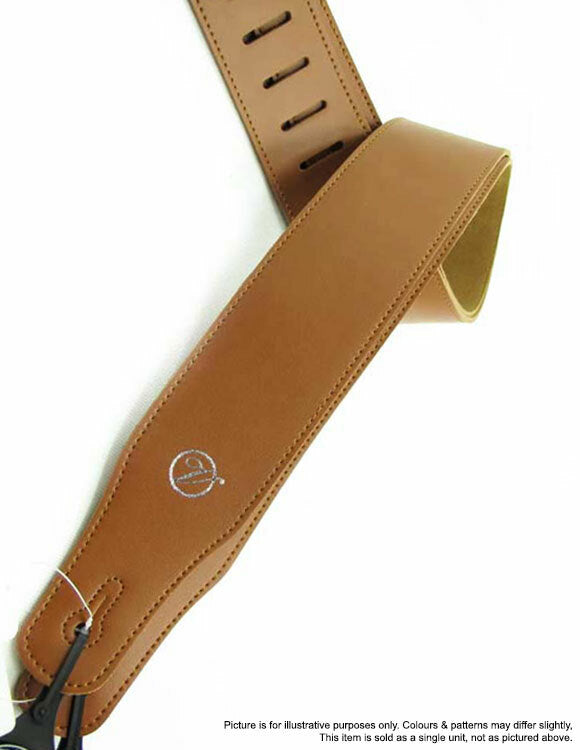 Vorson Light Brown Leather Guitar Strap Look Awesome with Vorson!