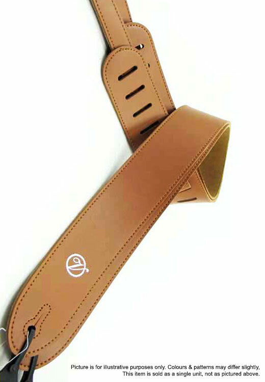 Vorson Light Brown Leather Guitar Strap Look Awesome with Vorson!