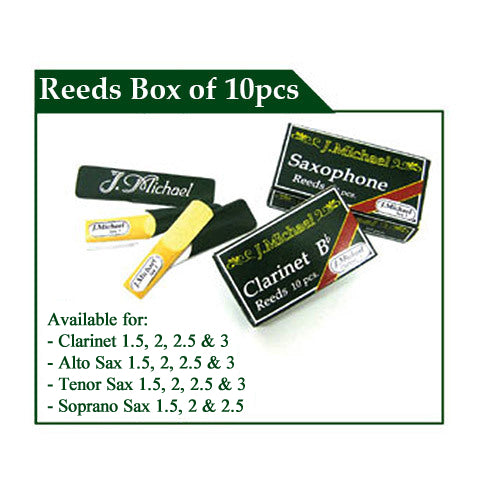 J.Michael Alto Saxophone Reeds Size 2 (10pk)