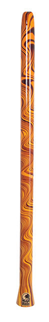 Toca Duro Didgeridoo 49 inch Orange Swirl Design