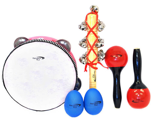 Percussion Plus 4-Piece Percussion Set in Carry Bag
