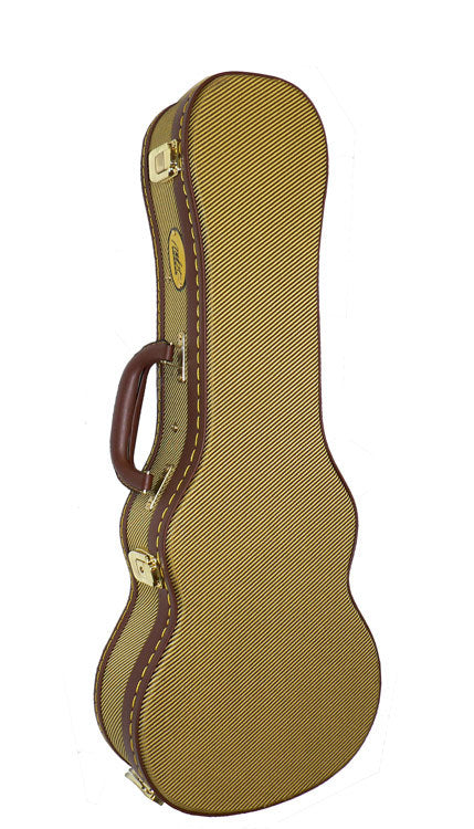 MBT Wooden Tenor Ukulele Case in Tweed Fabric