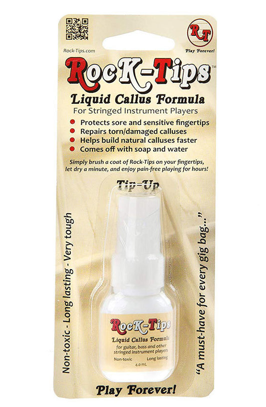 Rock Tips Liquid Callus Formula 4ml Bottle For Stringed Instrument Players