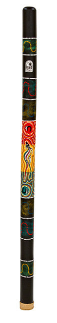 Toca Didgeridoo 47 inch Bamboo Kangaroo Design with Carry Bag