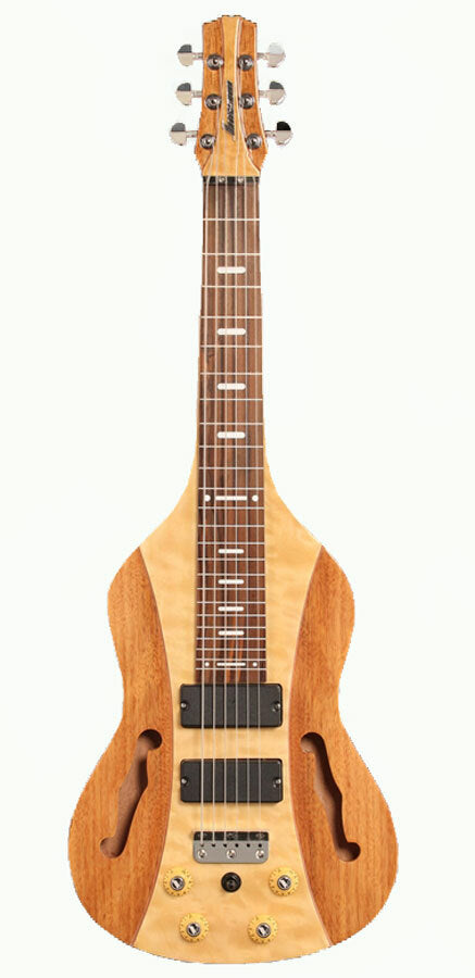 Vorson Pro Lap Steel 6-String Guitar in Natural Finish Comes with Padded Gig Bag