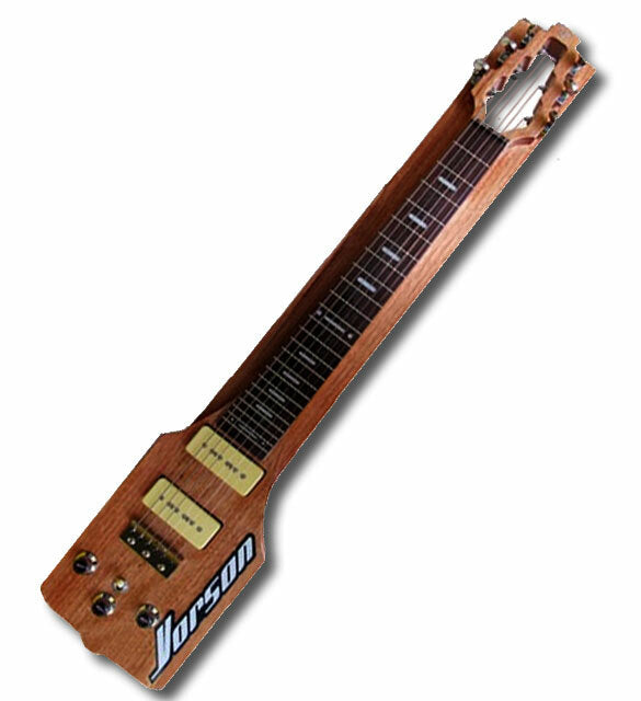 Vorson Lap Steel 6-String Guitar in Natural Finish Comes with Padded Gig Bag