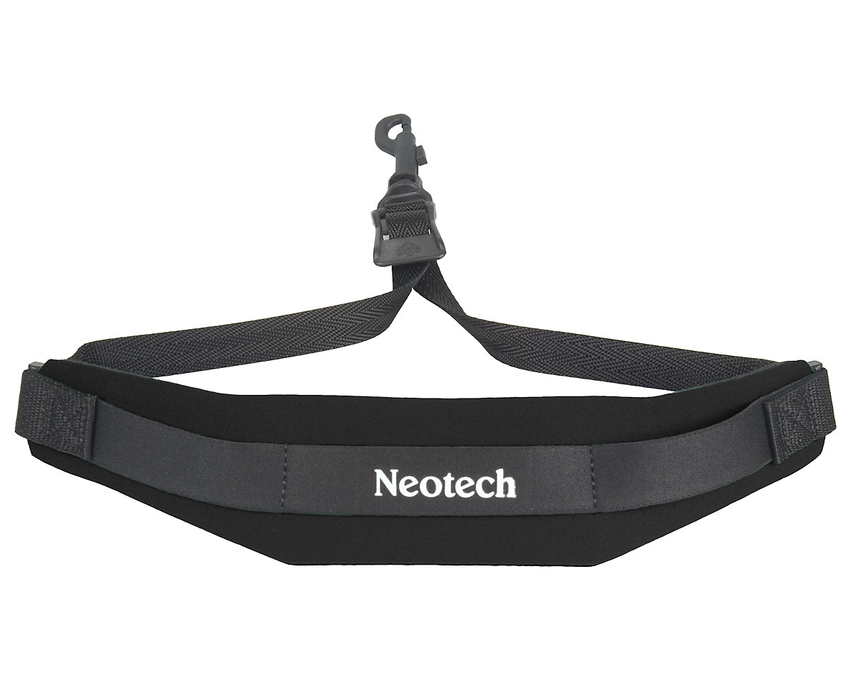 NEOTECH ALTO SAX STRAP SOFT SWIVEL HOOK BLACK