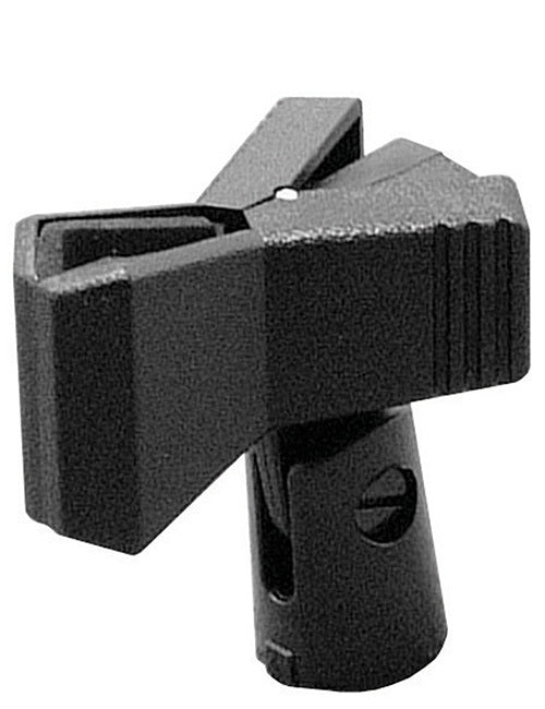 On Stage Clothespin-Style Plastic Mic Clip with Adaptor for Dynamic Mics