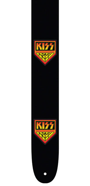 Perris 2.5" Leather Hi-Res KISS Licensed Guitar Strap