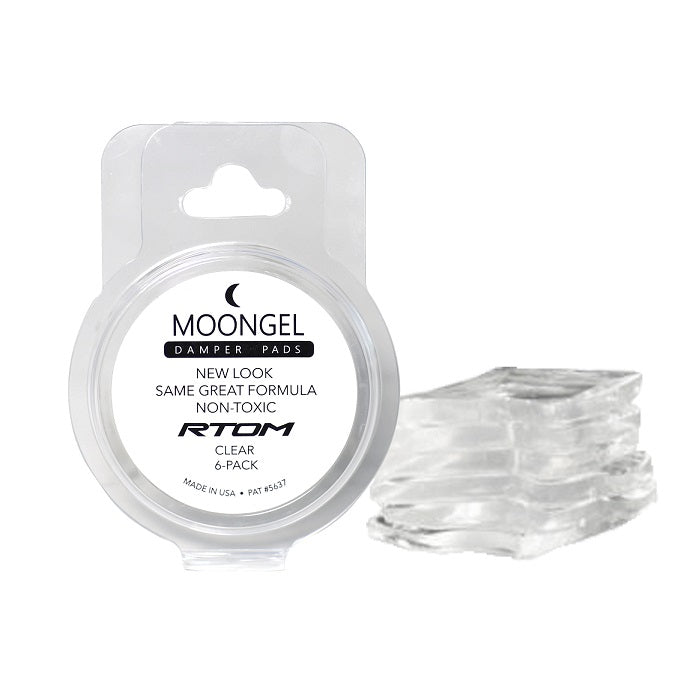 MOONGEL DRUM DAMPERS 6PK CLEAR MGC