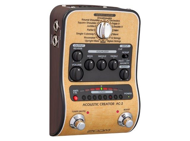 ZOOM AC-2 ACOUSTIC EFFECTS & AMP SIMULATOR