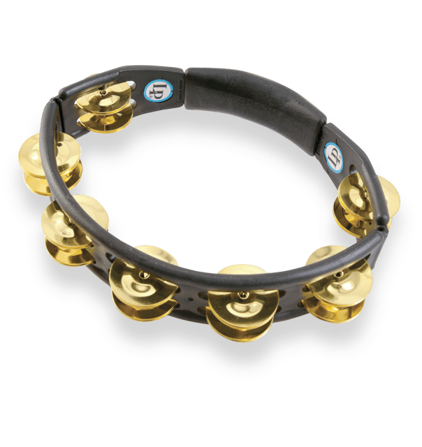 CYCLOPS BRASS BLACK HH TAMBOURINE