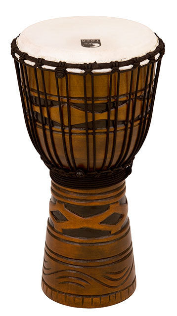 TOCA 10 INCH AFRICAN MASK DJEMBE