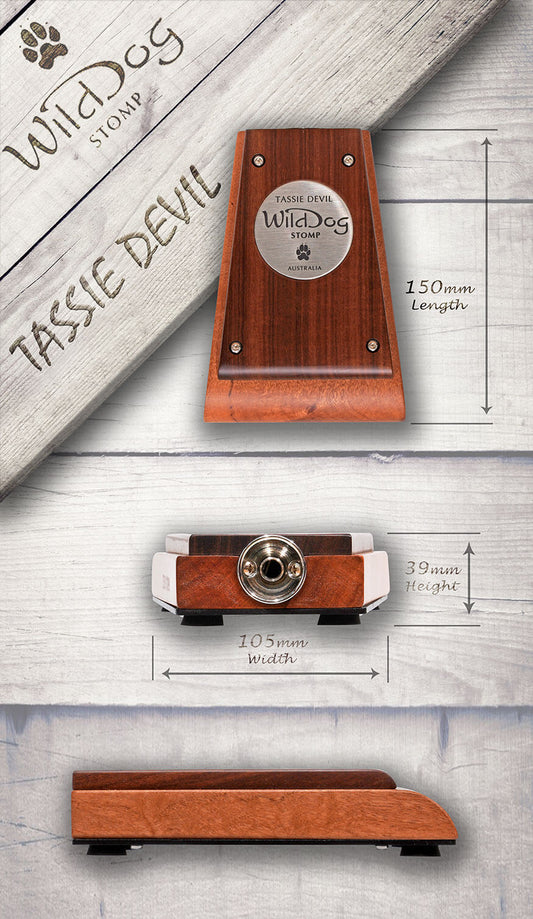 TASSIE DEVIL COMPACT STOMP BOX - DELUXE TIMBERS