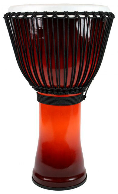 12 INCH DJEMBE AFRICAN SUNSET ROPE TUNED