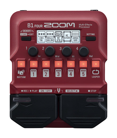 ZOOM B1 FOUR BASS FX