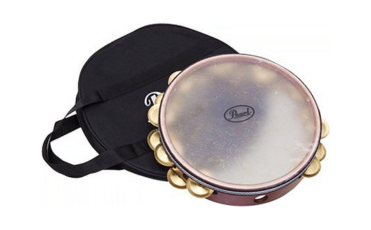 Perc. Tambourine Symphonic Tambourine W/ Brass Jingles & Bag Petm-1017