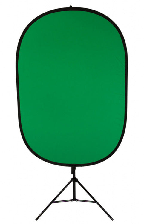 On Stage VSM3000 Portable Green Screen Kit with Stand/Mounting Clip & Carry Bag