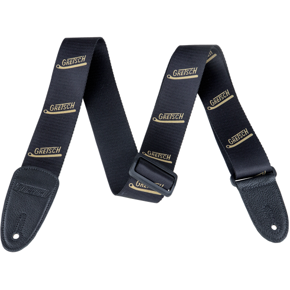 Gretsch Vibrato Arm Pattern Strap Black/Gold