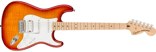 Affinity Series Stratocaster FMT HSS Maple Fingerboard White Pickguard Sienna Sunburst
