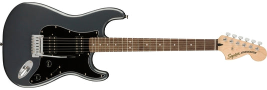 Affinity Series Stratocaster HH Laurel Fingerboard Black Pickguard Charcoal Frost Metallic