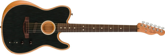 Acoustasonic Player Telecaster Rosewood Fingerboard Brushed Black