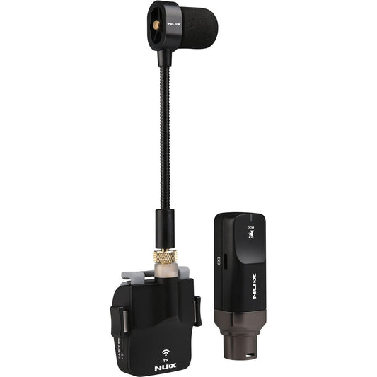 NU-X B-6 Digital 2.4GHz Wireless System for Saxophone with Portable Power Charge Case