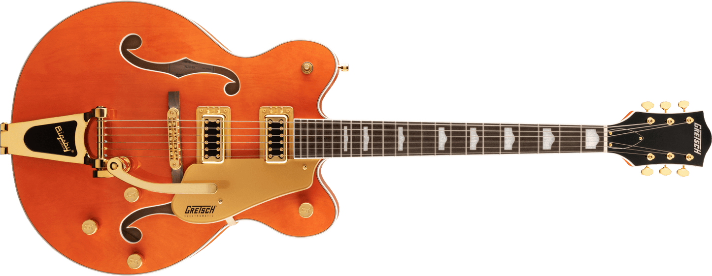 G5422TG Electromatic Classic Hollow Body Double-Cut with Bigsby and Gold Hardware Laurel Fingerboard Orange Stain