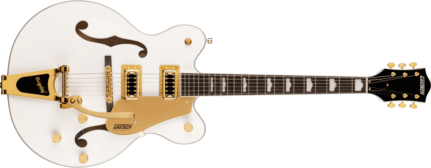 G5422TG Electromatic Classic Hollow Body Double-Cut with Bigsby and Gold Hardware Laurel Fingerboard Snowcrest White