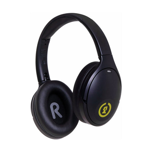 SOHO 2.6 Wireless Bluetooth Hybrid Noise Cancelling Headphones in Black Playback up to 100 hours from a Single Charge