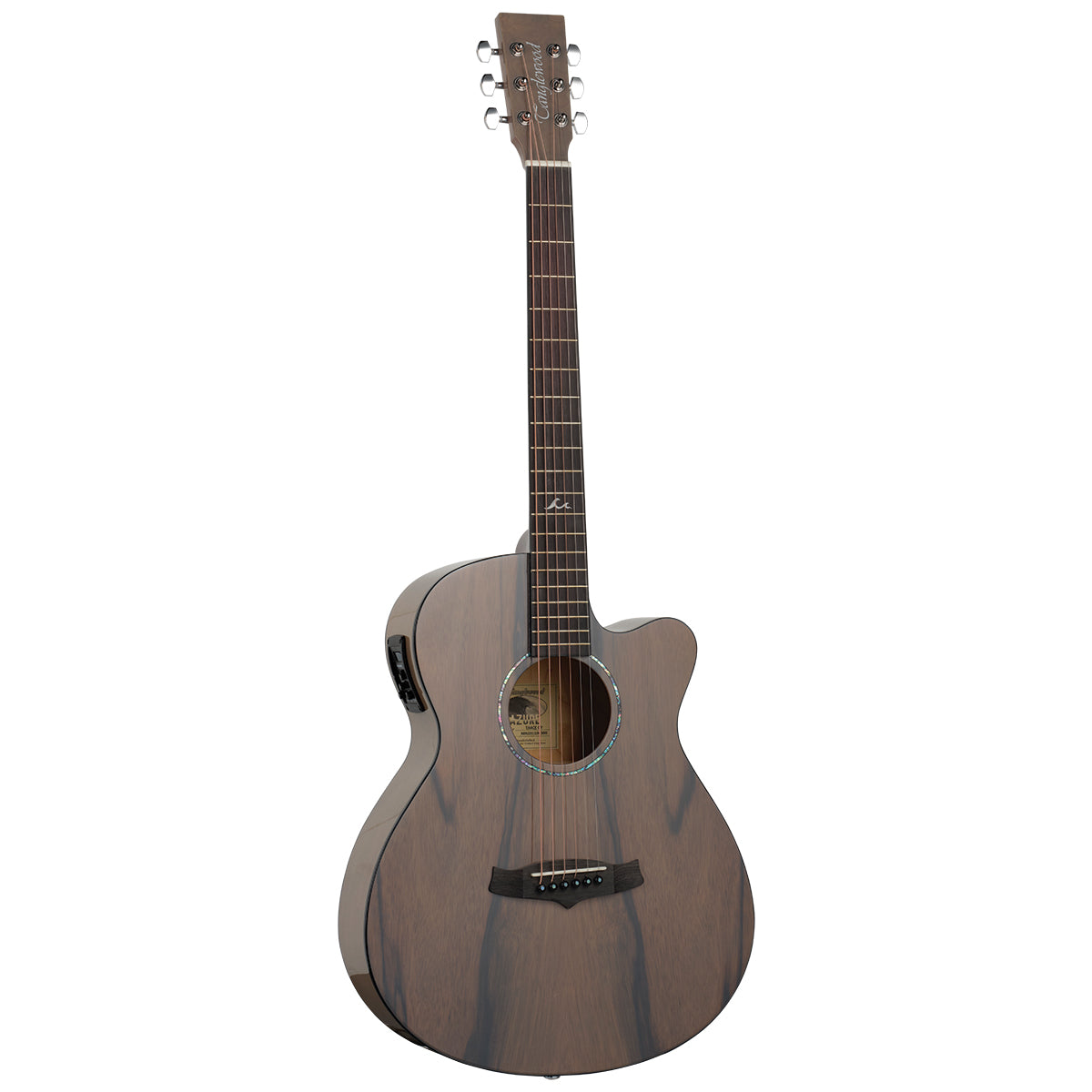 Tanglewood Azure Super Folk CE Pacific Walnut Top Grey with T Premium Plus