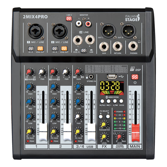 Italian Stage 2MIX4PRO Mixing Desk