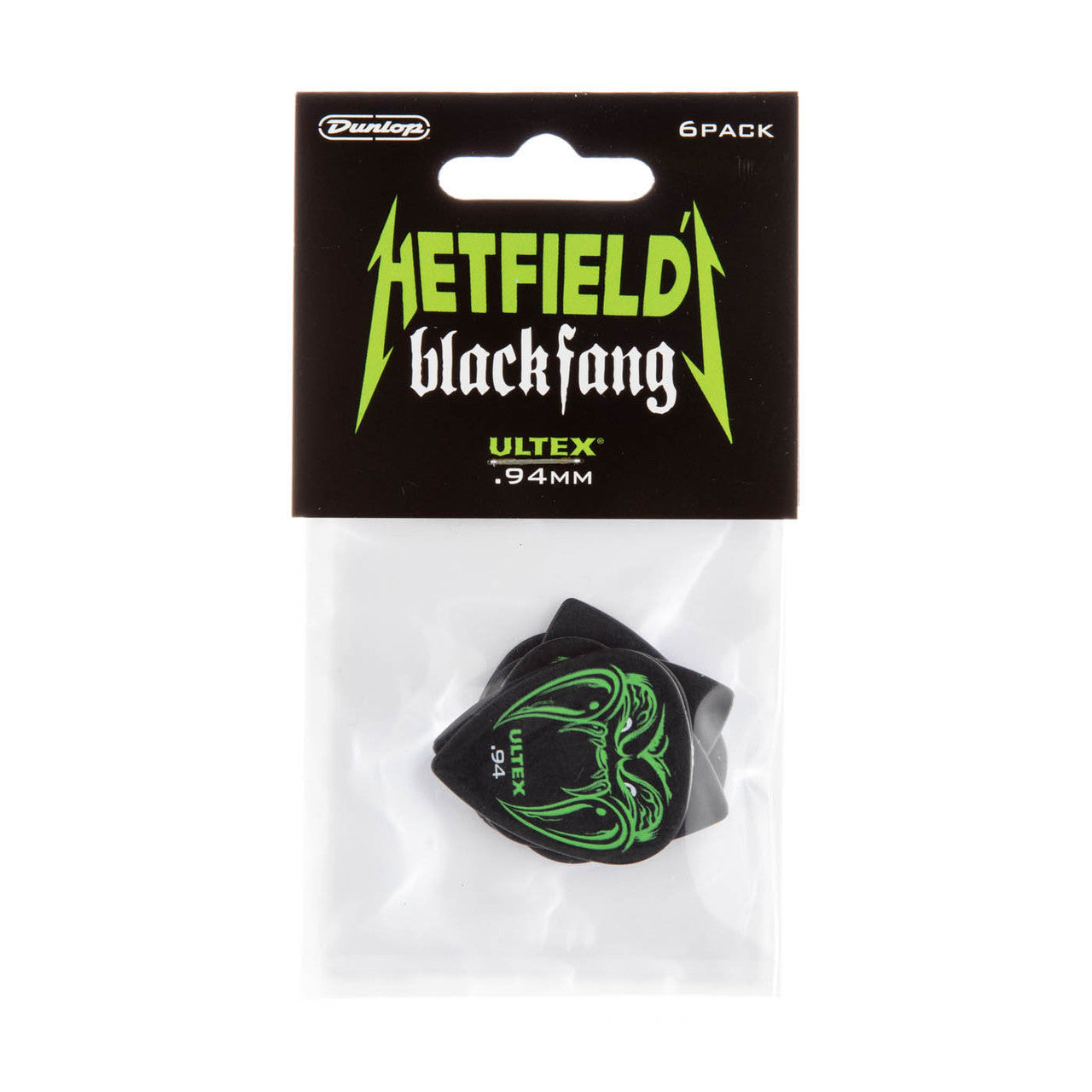 0.94MM HETFIELD BLACK FANG PICK PLAYER PACK QP6