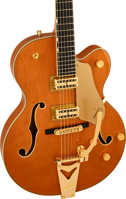 Gretsch Synchromatic™ Nashville™ Hollow Body Single-Cut | 50's Orange Stain | Electric Guitar