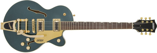 G5655TG Electromatic Center Block Jr. Single-Cut with Bigsby and Gold Hardware Laurel Fingerboard Cadillac Green