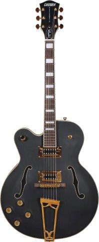 G5191BK Tim Armstrong Signature Electromatic Hollow Body Left-Handed Gold Hardware Flat Black