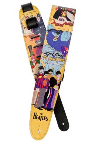 02 1/2 INCH GTR STRAP YELLOW SUBMARINE IMAGE