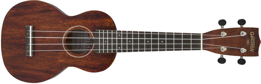 G9100 Soprano Standard Ukulele with Gig Bag Ovangkol Fingerboard Vintage Mahogany Stain