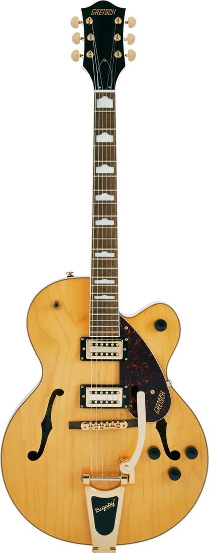 G2410TG Streamliner Hollow Body Single-Cut with Bigsby® and Gold Hardware, Laurel Fingerboard, Village Amber