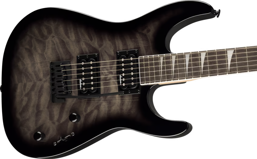 Jackson JS Series Dinky JS20 DKQ 2PT Electric Guitar | Transparent Black